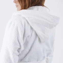 Accappatoio bianco Wellness in cotone