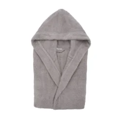 Accappatoio spugna S/M cotone Basik grigio