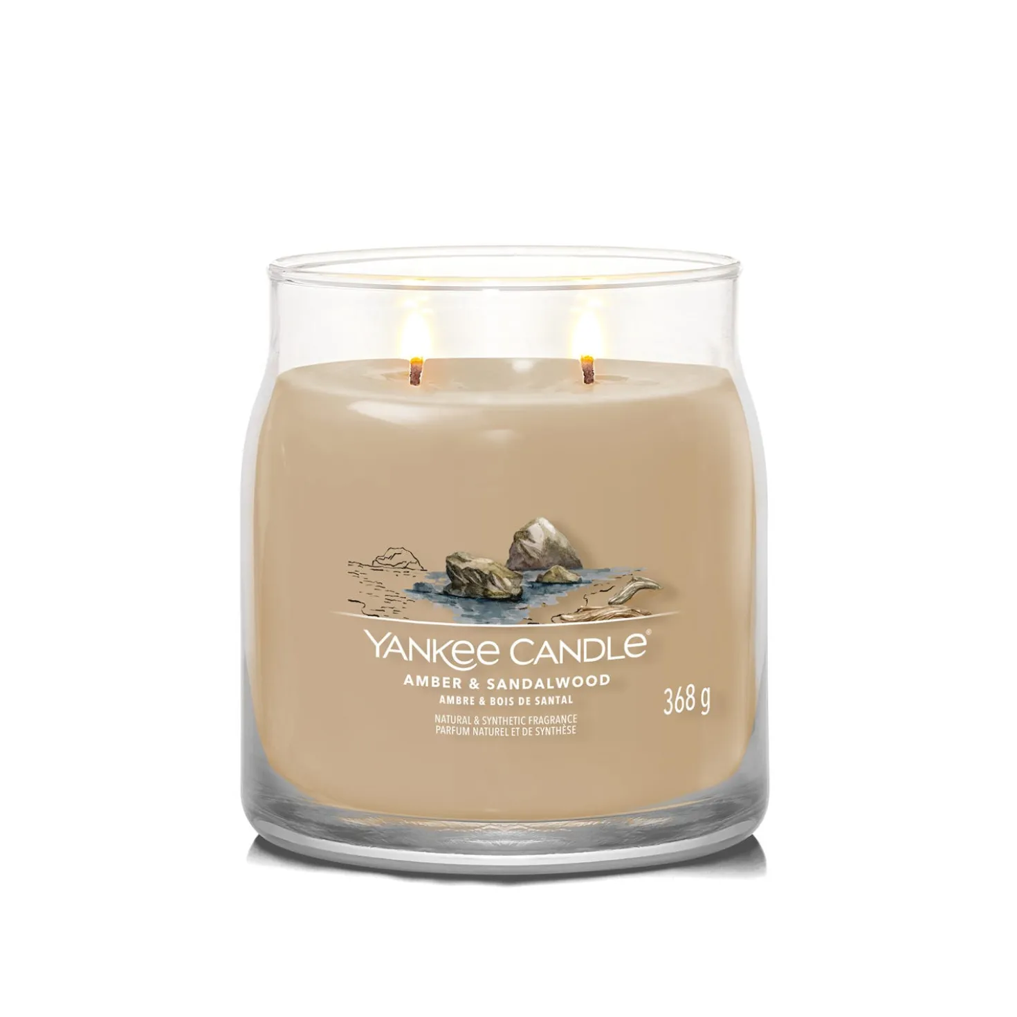 Amber Sandalwood, candela in giara media Yankee Candle