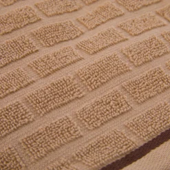 Asciugamano viso cotone Pop Corn Brick beige chiaro