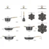 Batteria di pentole 12 pezzi Evolution