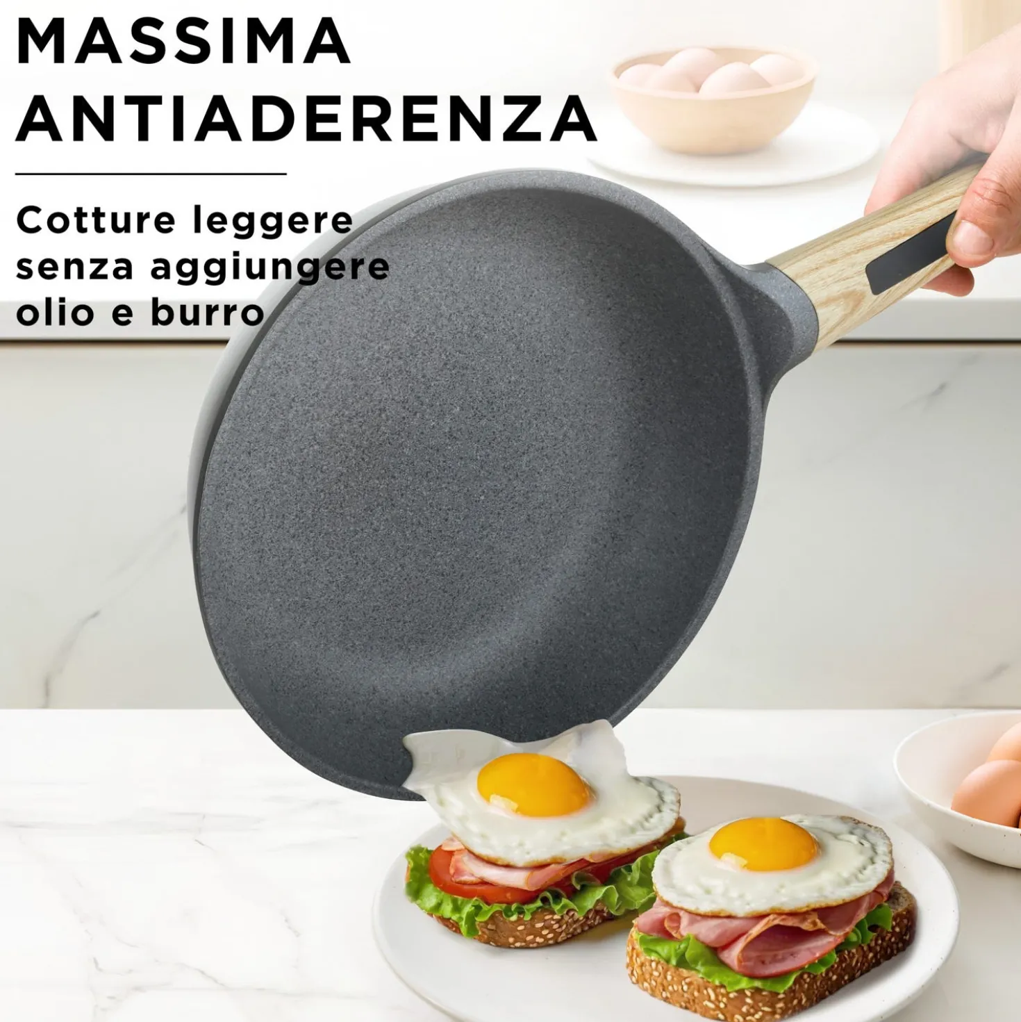Batteria di pentole 6 pezzi Evolution