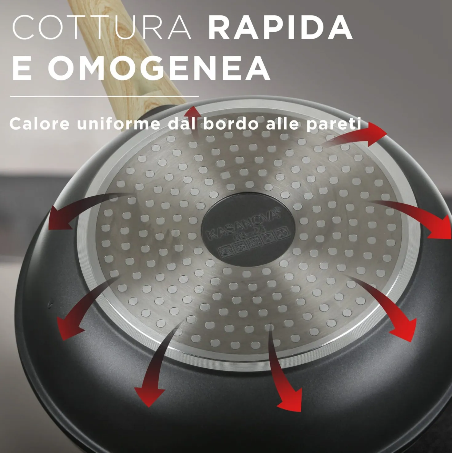 Batteria di pentole 6 pezzi Evolution