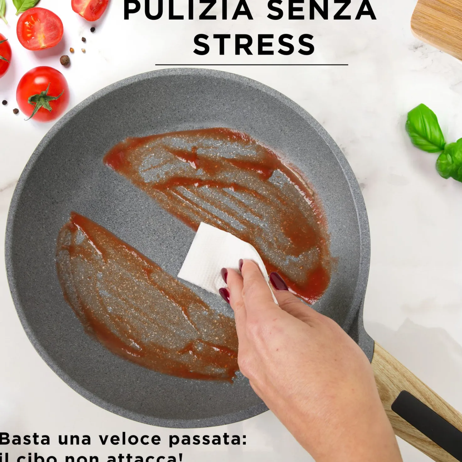 Batteria di pentole 6 pezzi Evolution