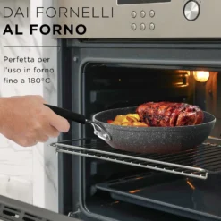 Batteria pentole induzione 8 pezzi New Petra Dark