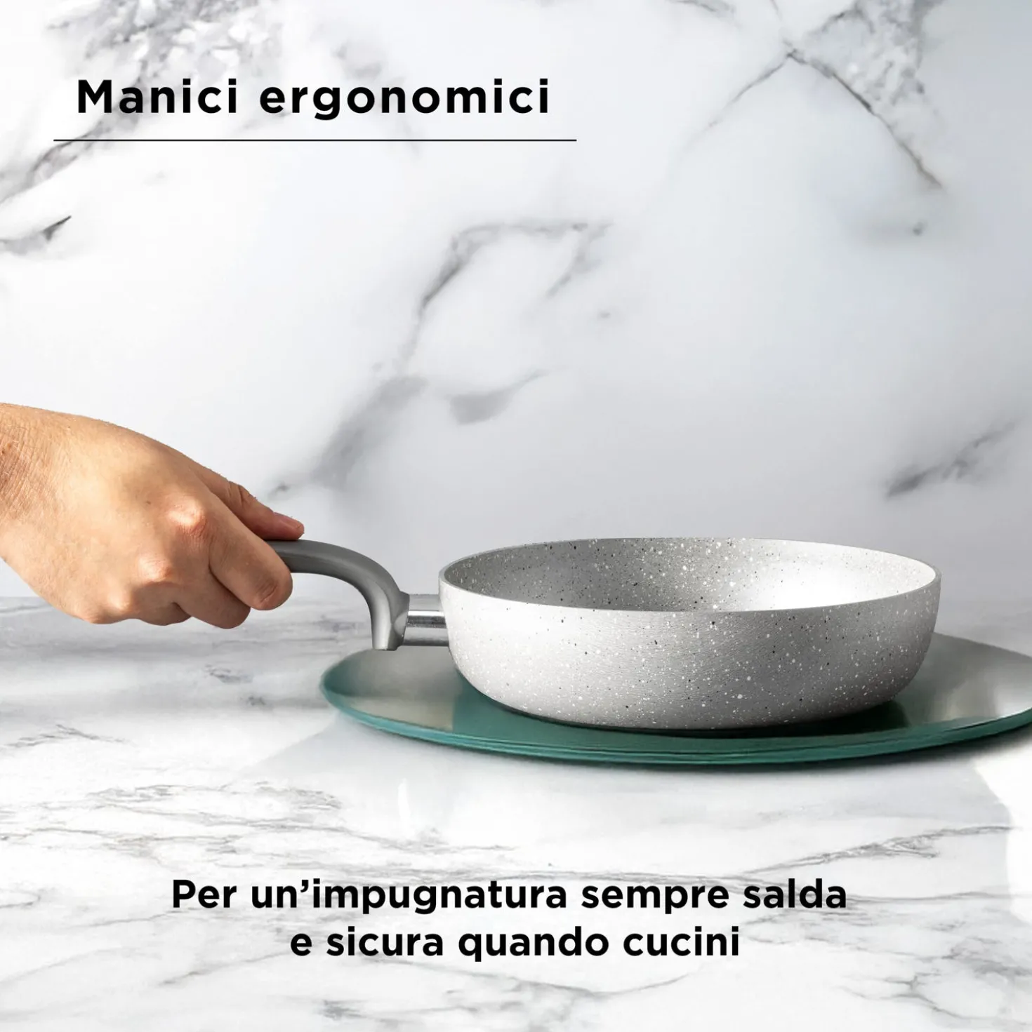 Batteria pentole 6 pezzi antiaderenti
