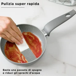 Batteria pentole 6 pezzi antiaderenti