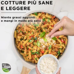 Batteria pentole 10 pezzi Bambù bianca