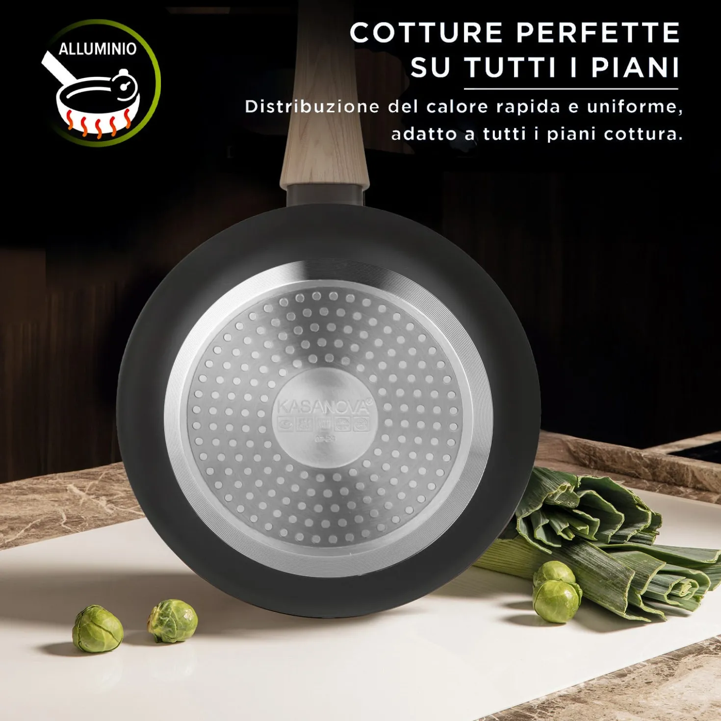 Batteria 12 pezzi large Black Stone