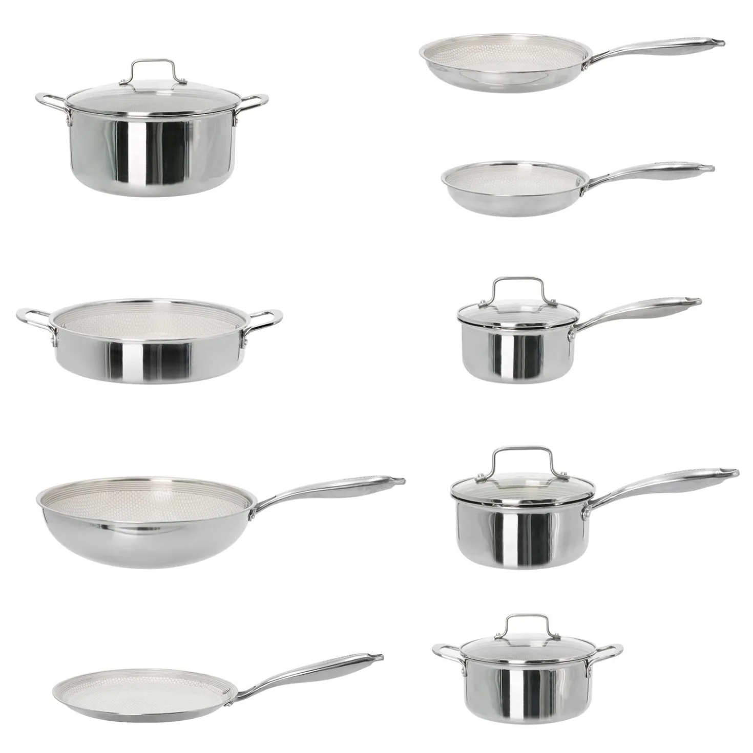 Batteria 3 strati 13 pezzi bianca Tri - Ply Ceramic