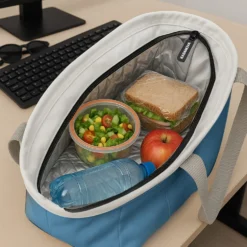Borsa termica porta pranzo 9 L blu Cooler