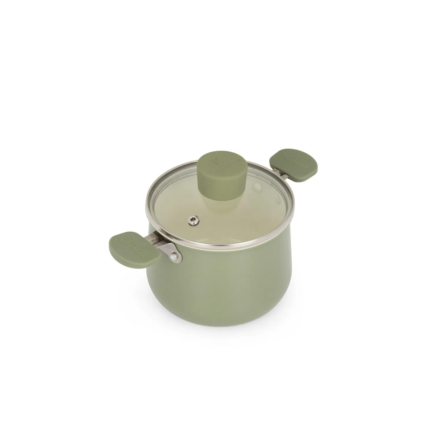 Casseruola alta 13 cm Mini Fantasy con coperchio verde