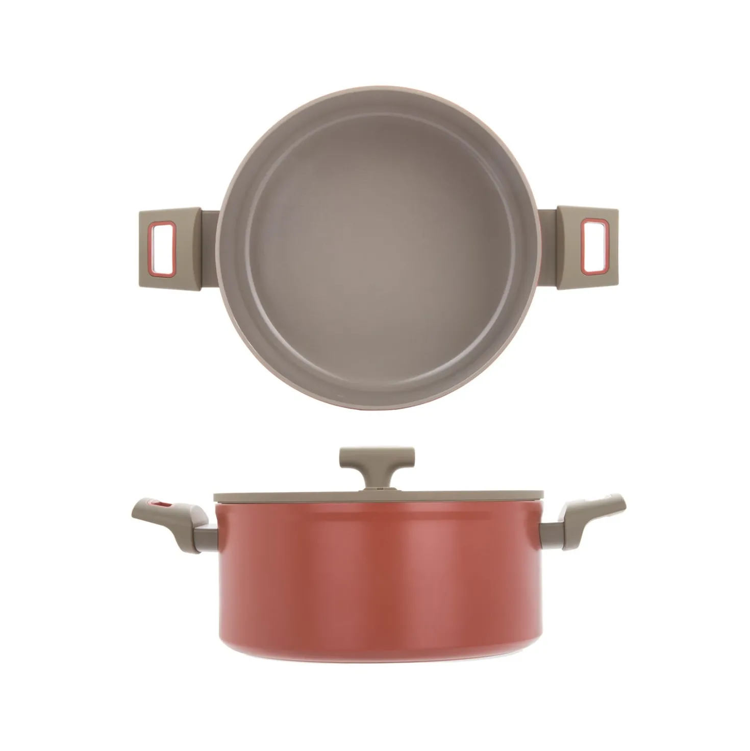 Casseruola 26 cm antiaderente ceramico Koral con coperchio