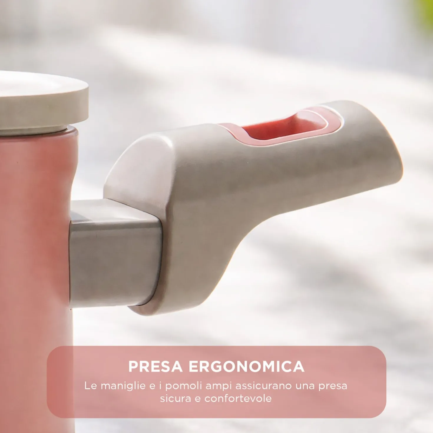 Casseruola 26 cm antiaderente ceramico Koral con coperchio