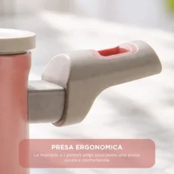 Casseruola 24 cm antiaderente ceramico Koral con coperchio