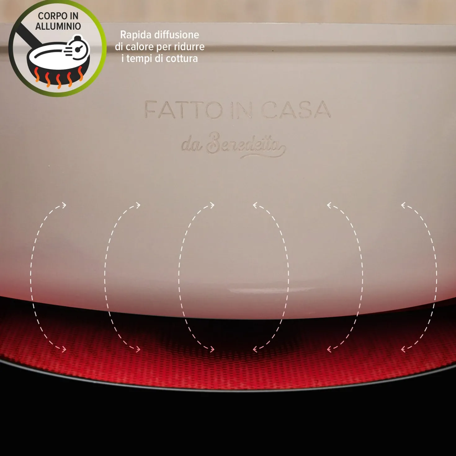 Casseruola induzione 16 cm con coperchio Fatto in casa da Benedetta