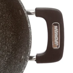 Casseruola New Petra Dark da 26 cm, con coperchio