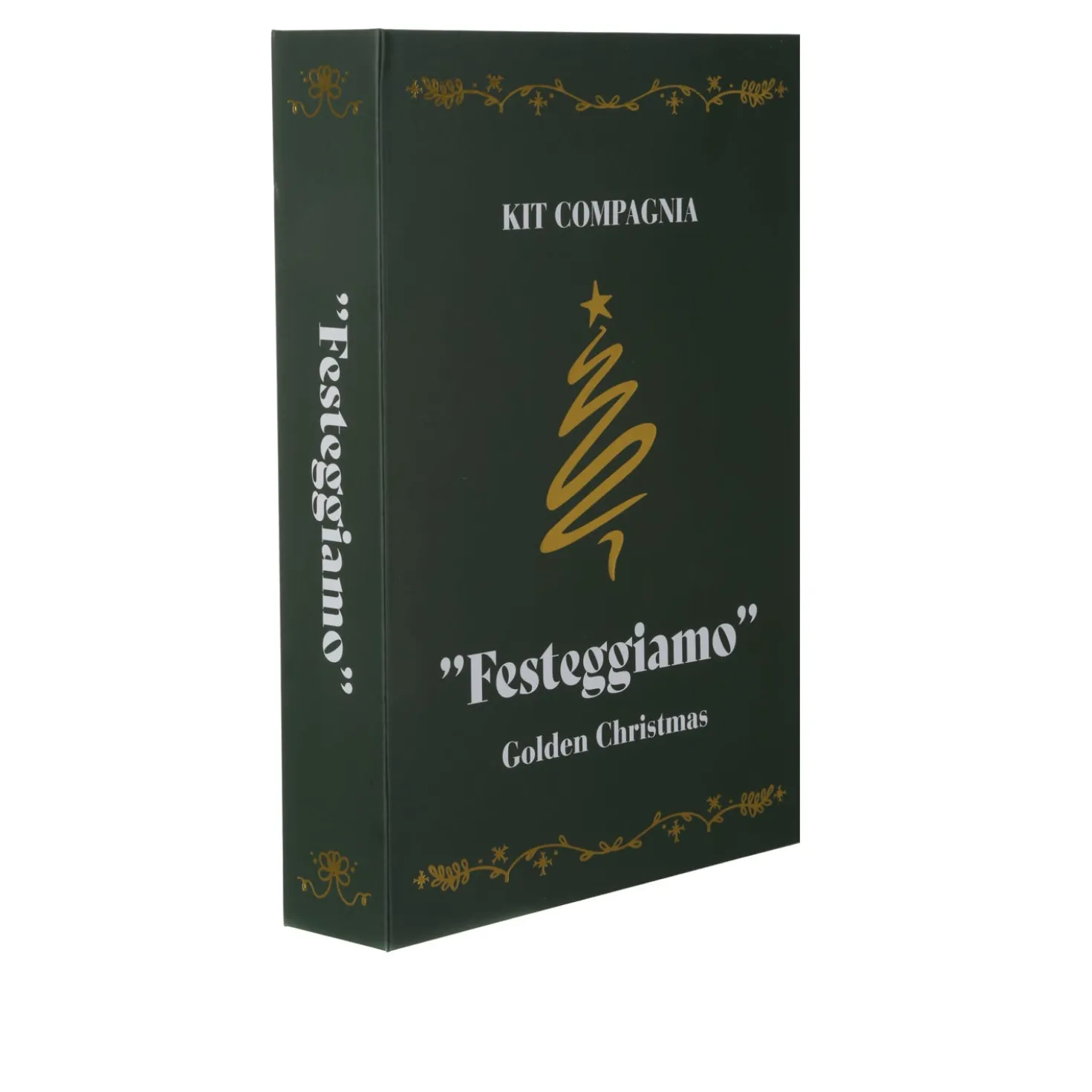 Cofanetto set 3 accessori tavola party Golden Christmas