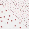 Completo letto singolo cotone Pois rosso
