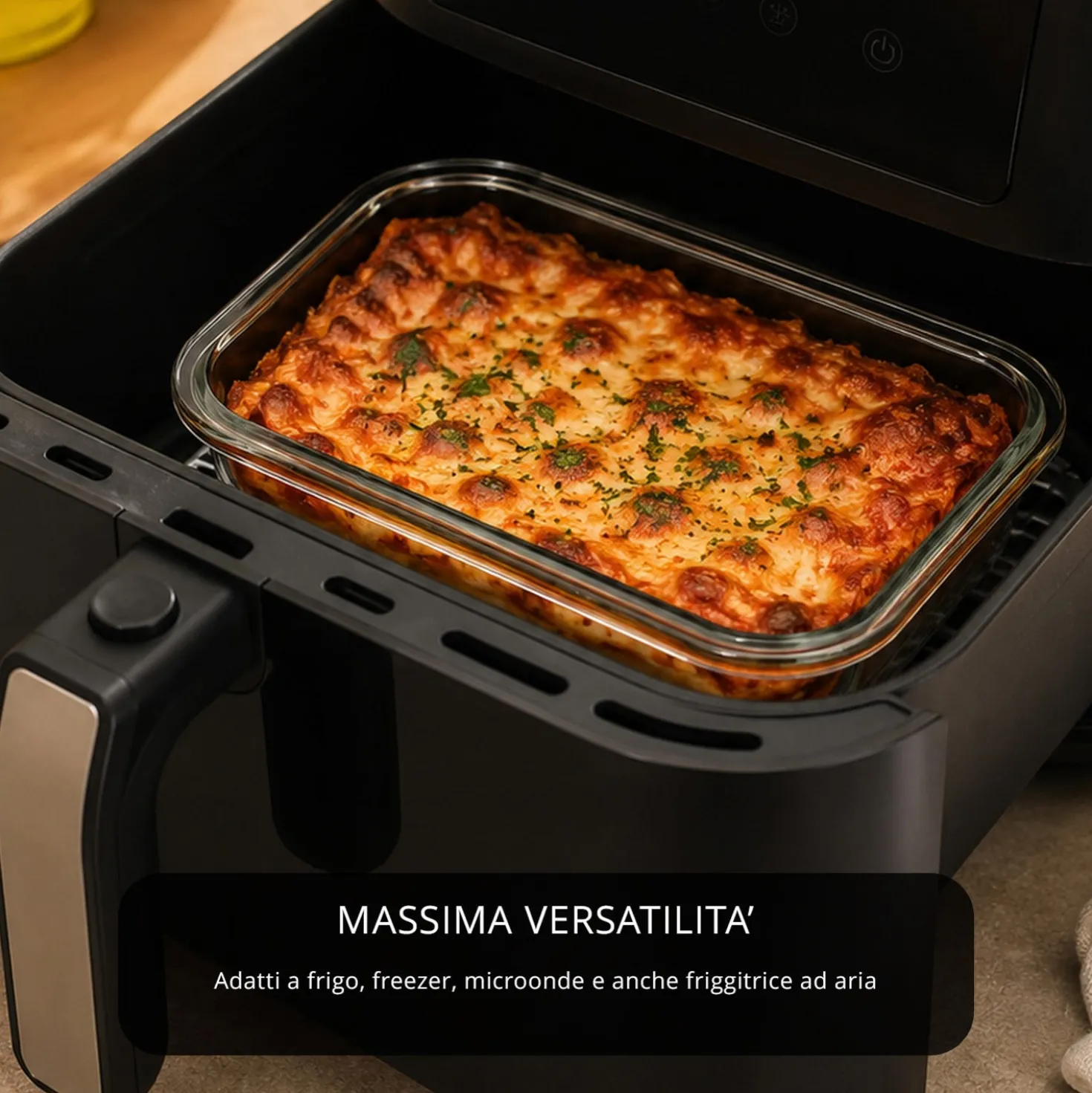 Contenitore alimentare 1,52 L vetro giallo