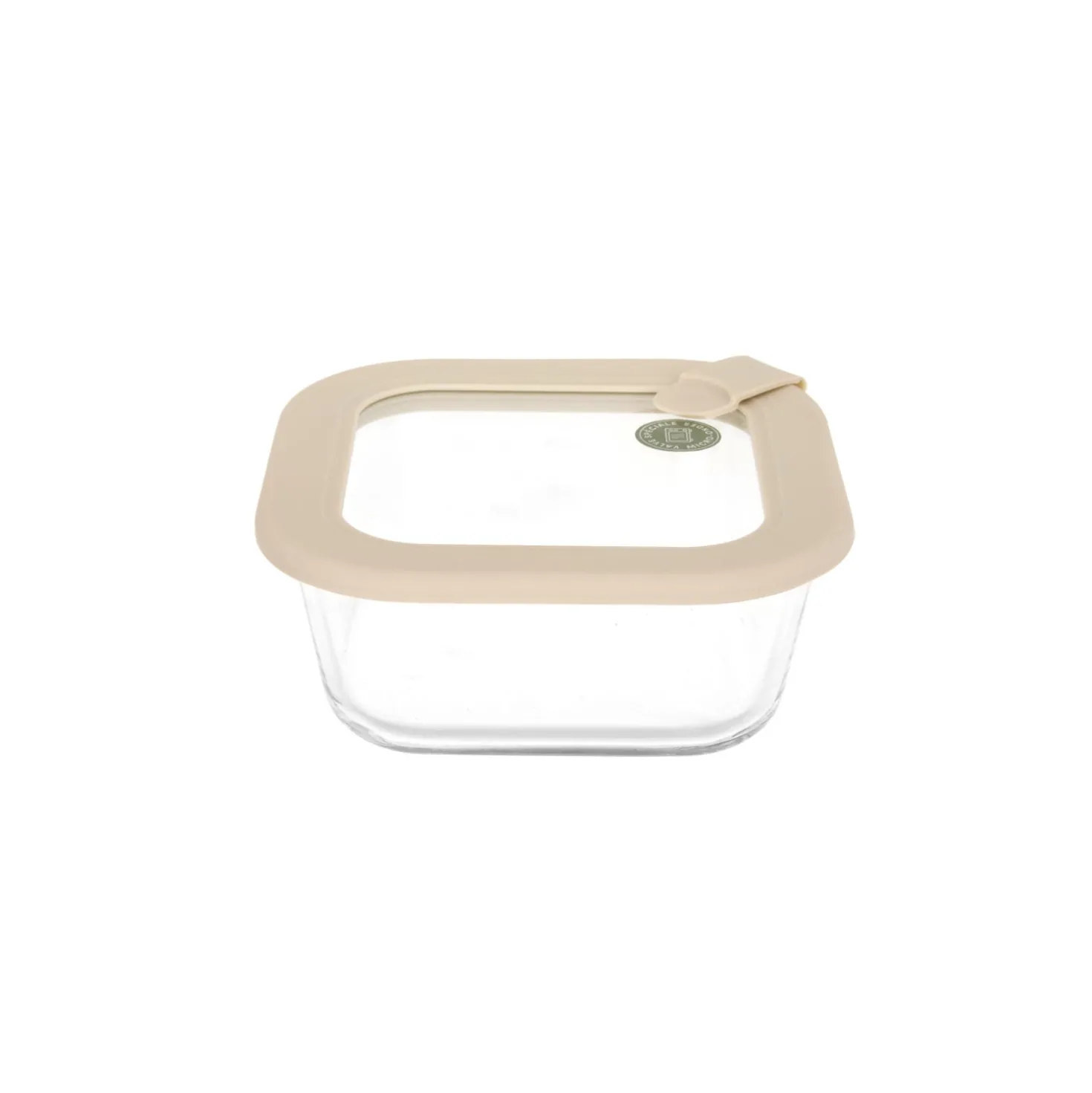 Contenitore alimentare quadrato vetro 500 ml Sileat