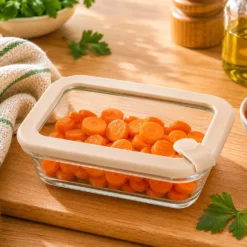 Contenitore alimentare vetro 600 ml Sileat