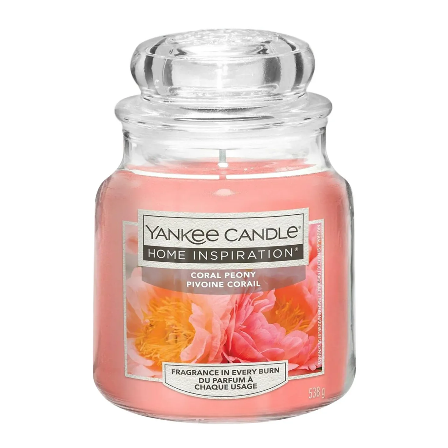 Coral Peony, candela in giara media Yankee Candle