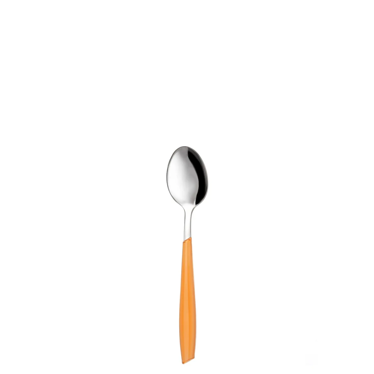 Cucchiaino caffè sfuso arancione in acciaio inox Silhouette