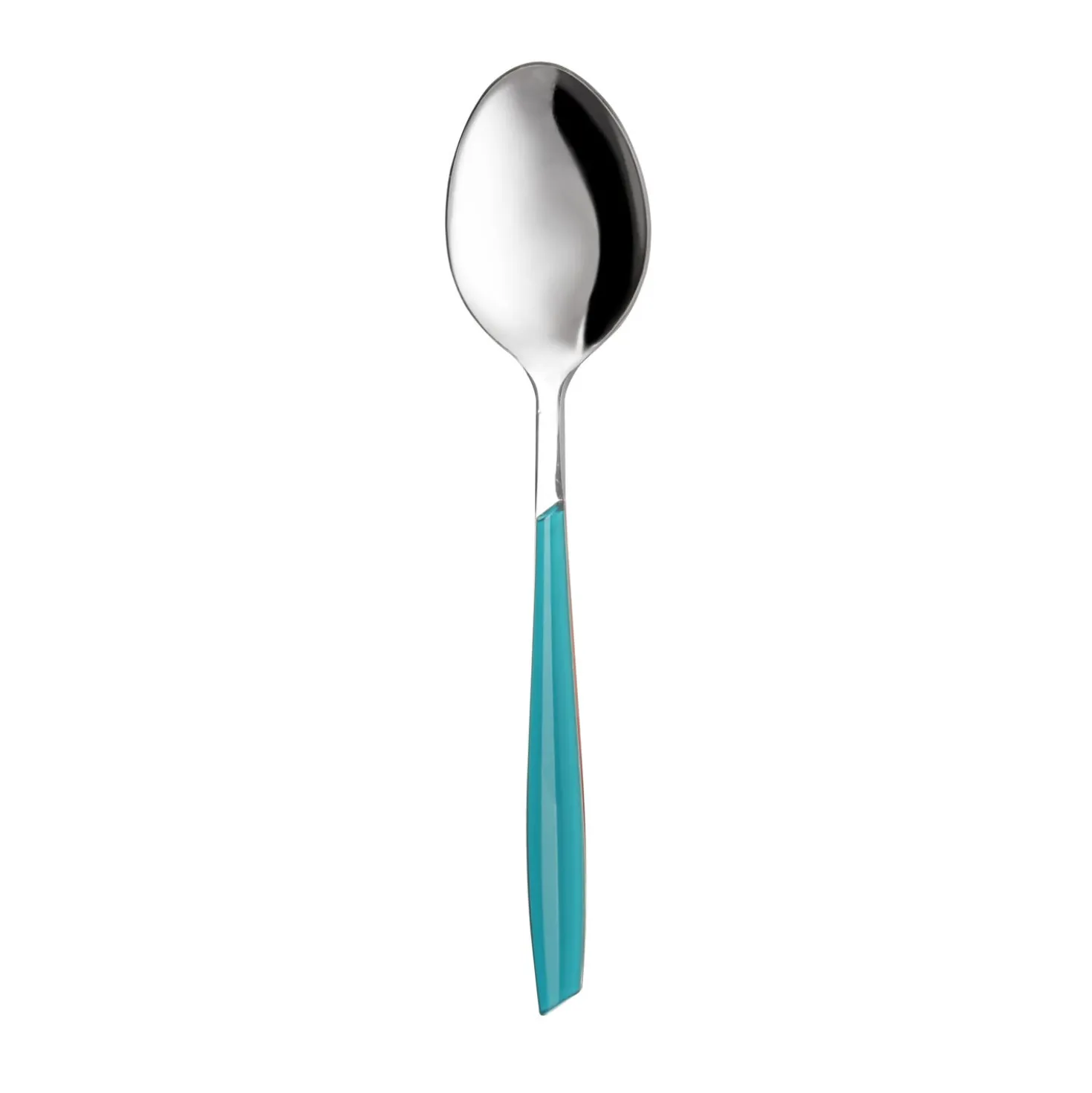 Cucchiaio tavola sfuso azzurro in acciaio inox Silhouette