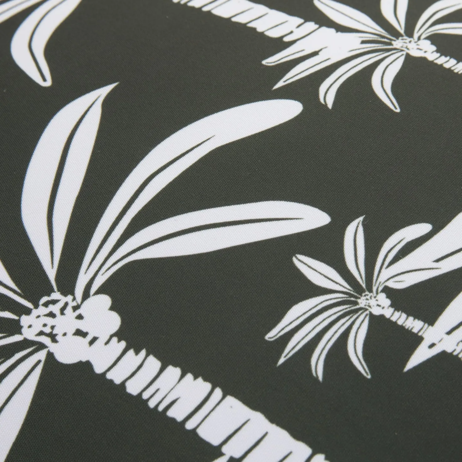 Cuscino arredo idrorepellente 50x50 cm palme grigio