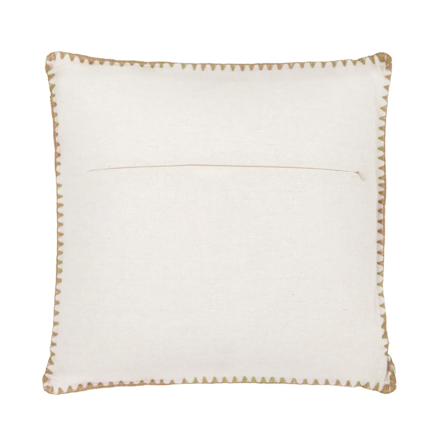 Cuscino divano beige 45x45 cm fiori
