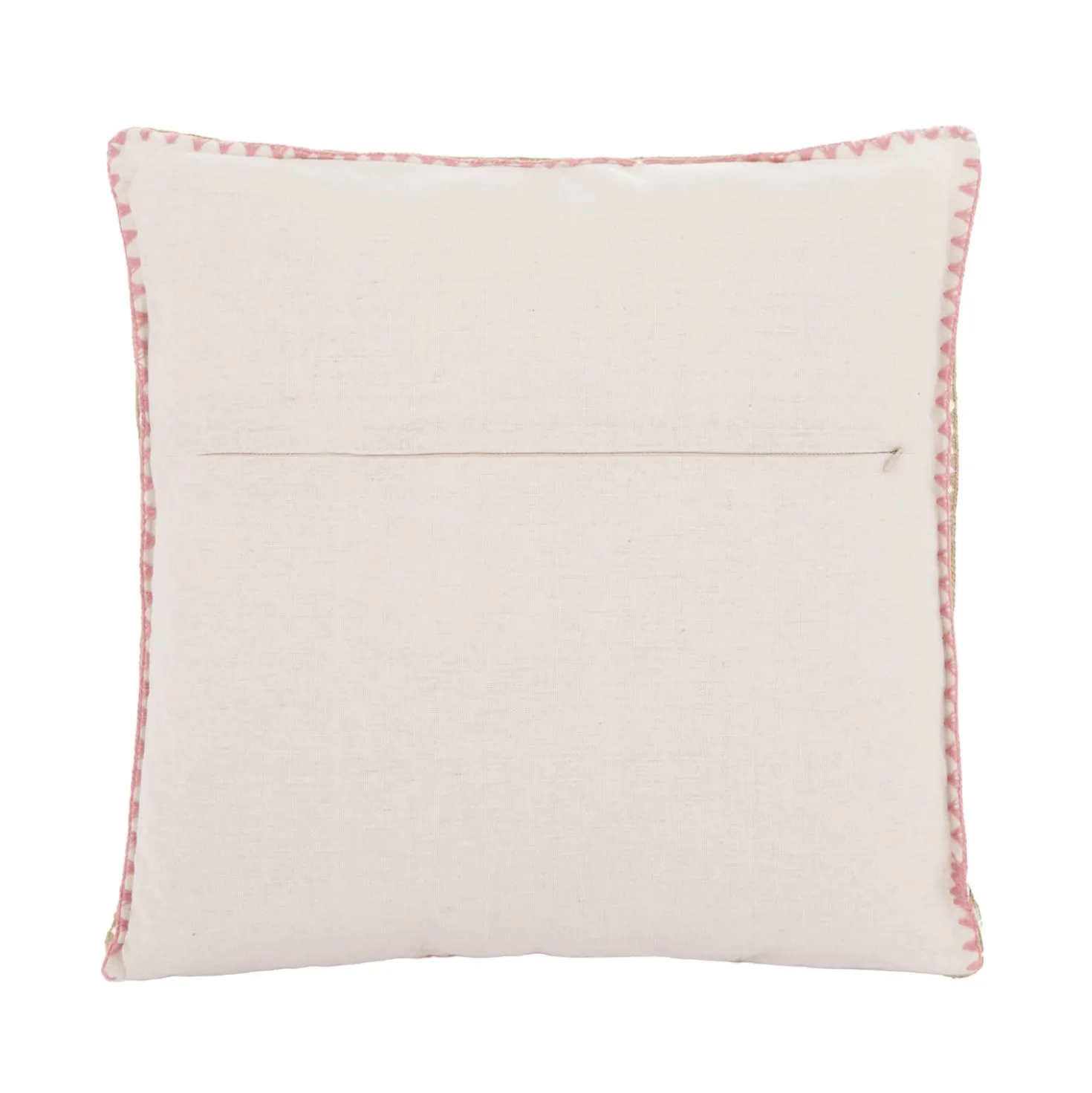 Cuscino divano 45x45 cm fiori rosa stilizzati