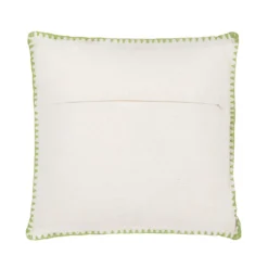 Cuscino divano 45x45 cm fiori verdi