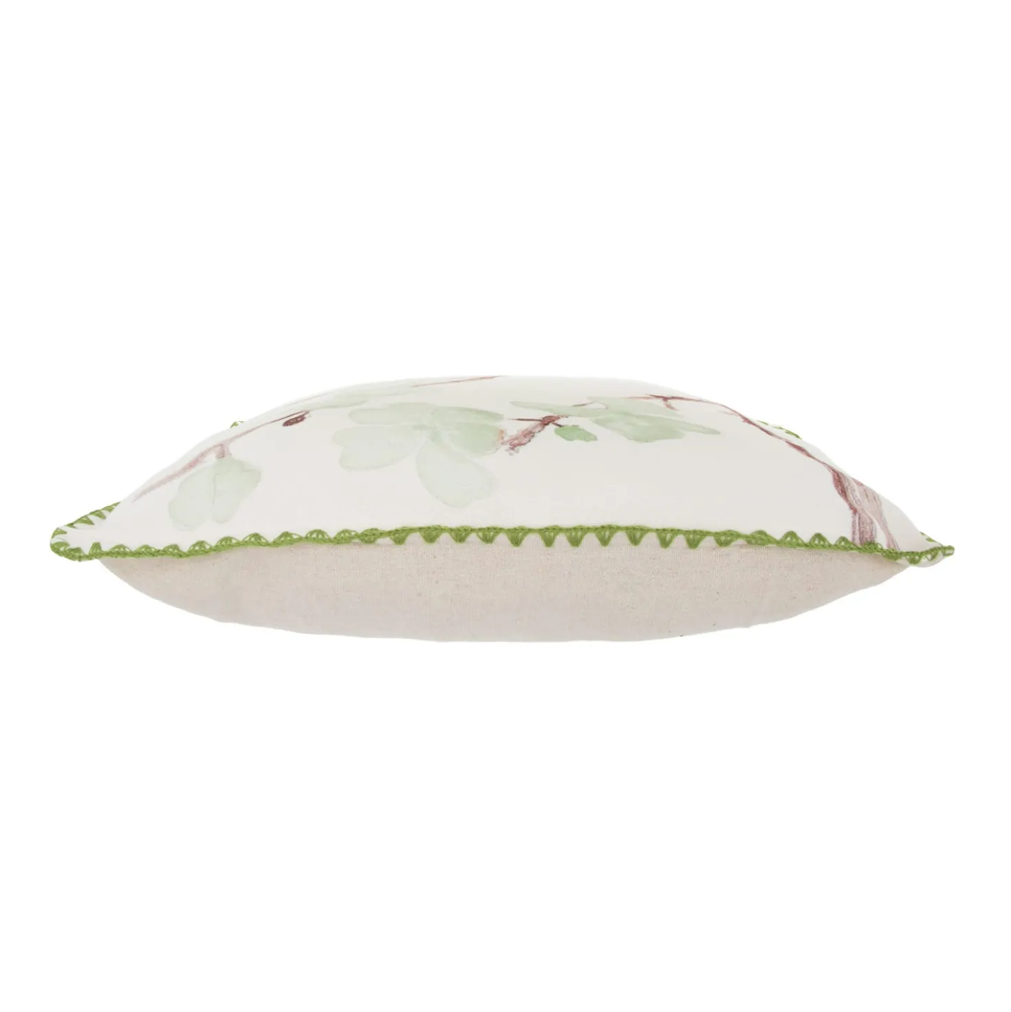 Cuscino divano 45x45 cm fiori verdi