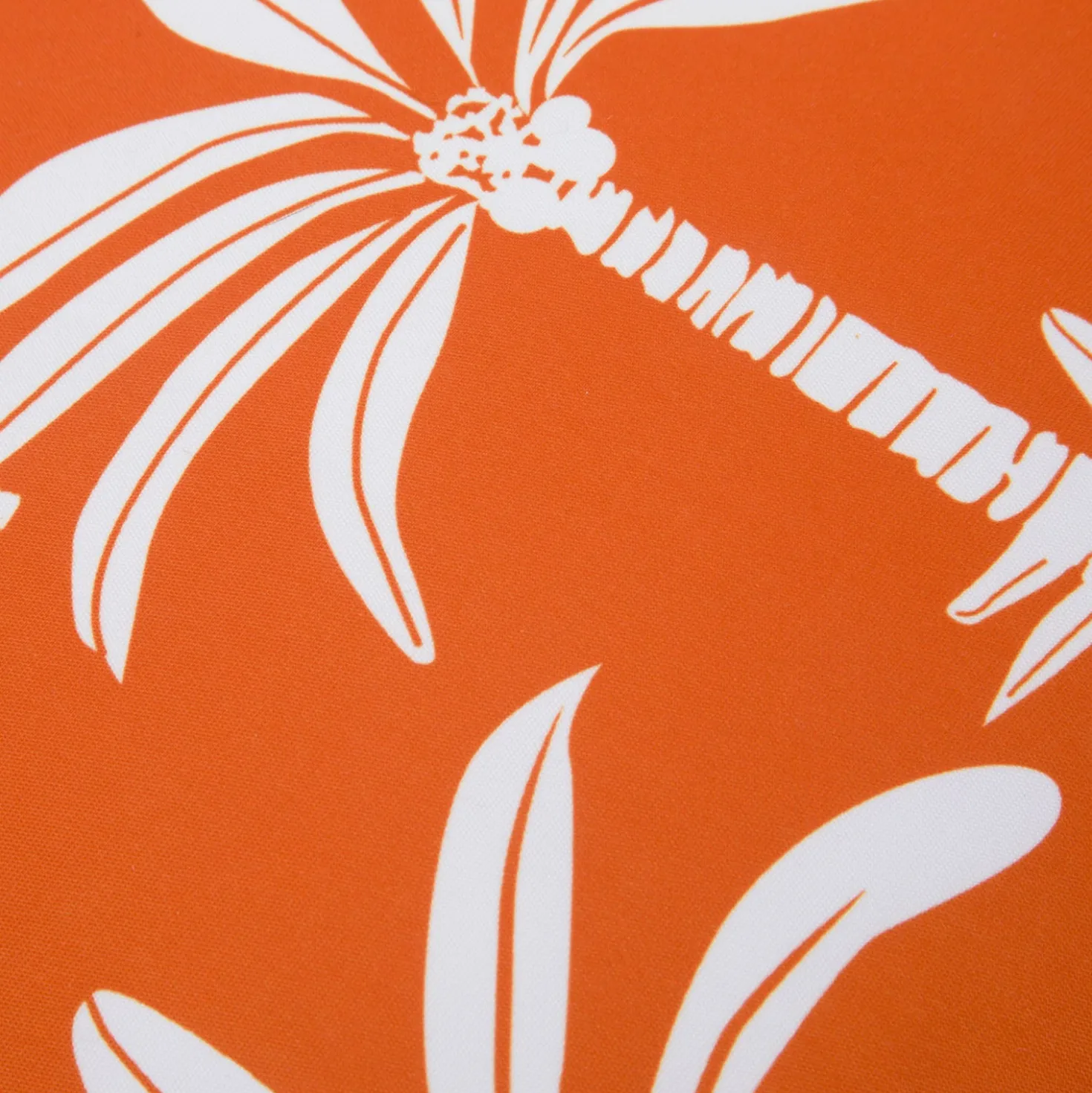 Cuscino materasso idrorepellente 40x40 cm palme arancio