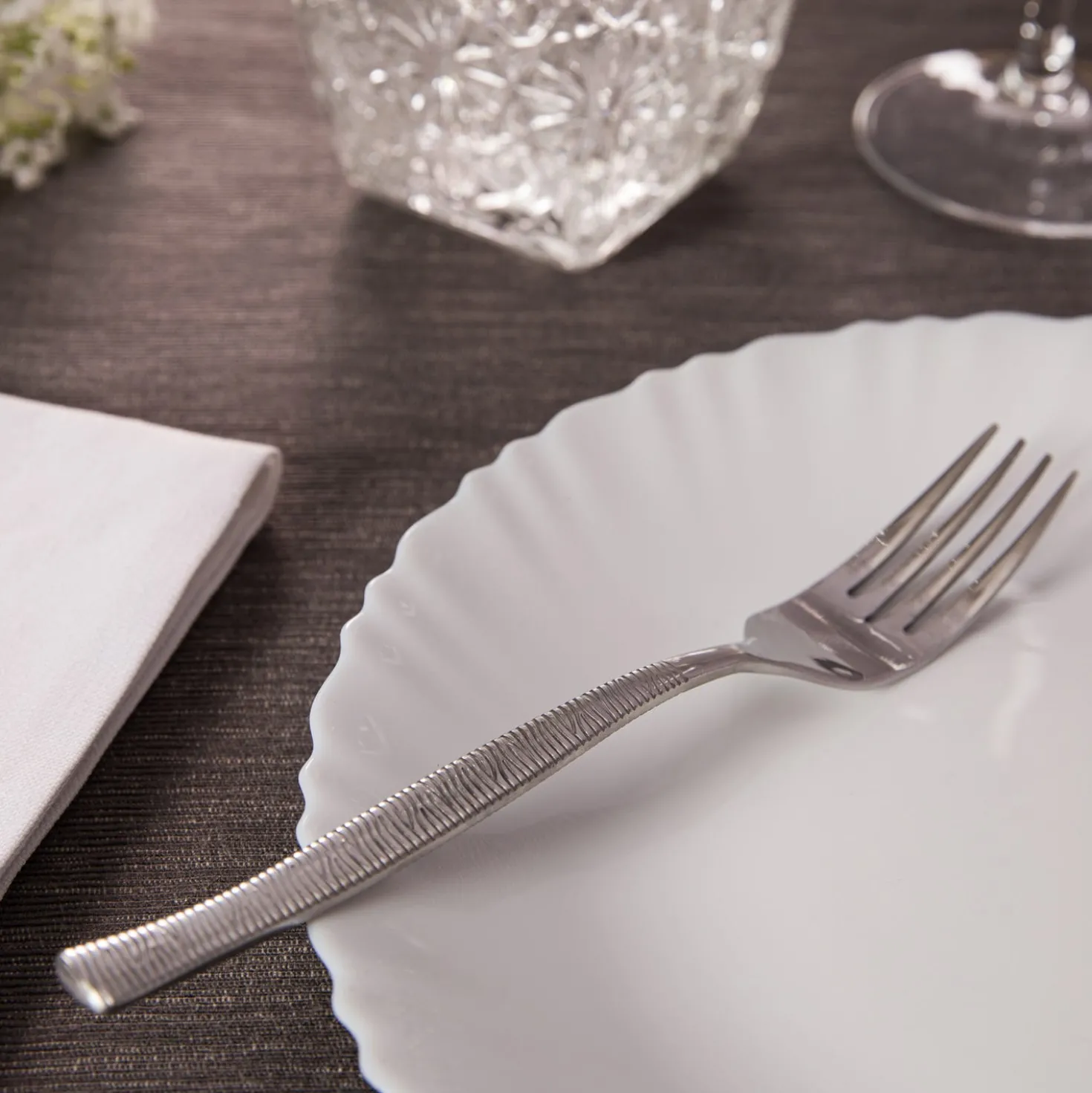 Forchetta Lignes in acciaio inox