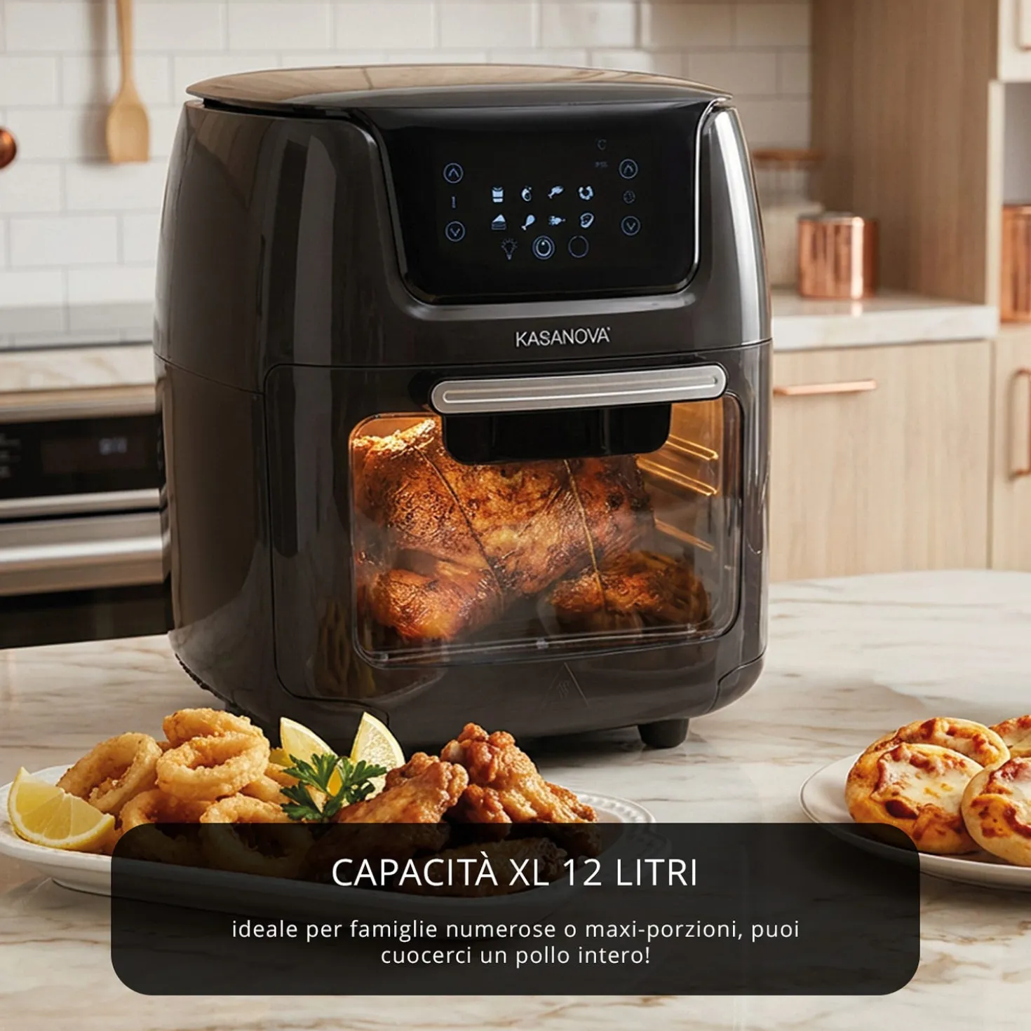 Forno friggitrice digitale ad aria 12 litri