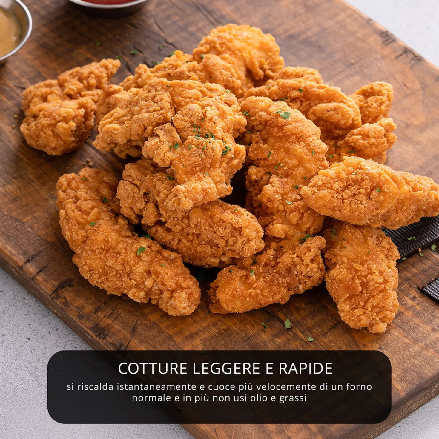 Friggitrice ad aria digitale 6,5 L doppia finestra