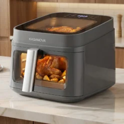 Friggitrice ad aria digitale 6,5 L doppia finestra