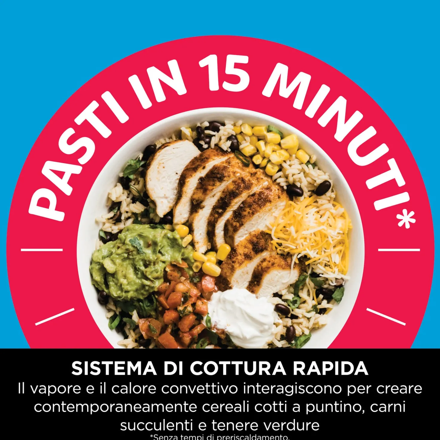 Friggitrice ad aria e cooker vapore 10 in 1 Speedi Ninja