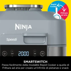 Friggitrice ad aria e cooker vapore 10 in 1 Speedi Ninja