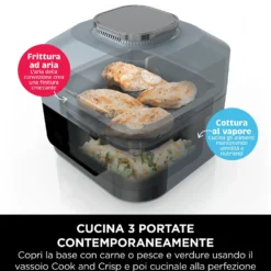 Friggitrice ad aria e cooker vapore 10 in 1 Speedi Ninja