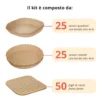 Kit 100 fogli e vassoi carta forno per friggitrice ad aria Fatto in casa da Benedetta