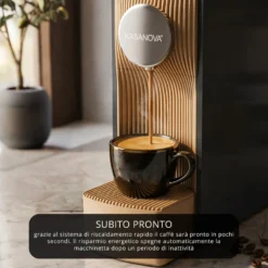 Kit Macchina caffè antracite e 100 capsule Classica Toraldo