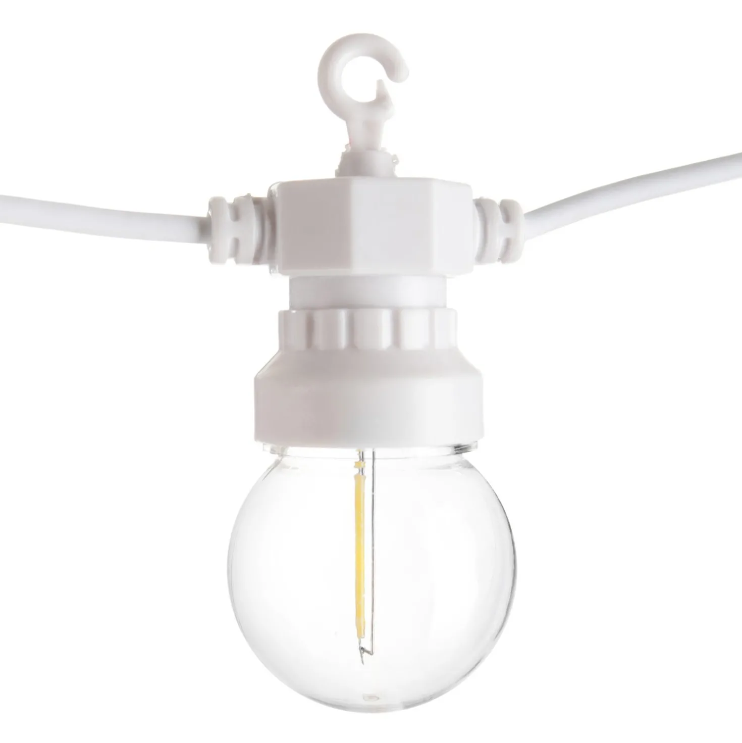 Luci da esterno 10 lampadine led a sfera bianco naturale