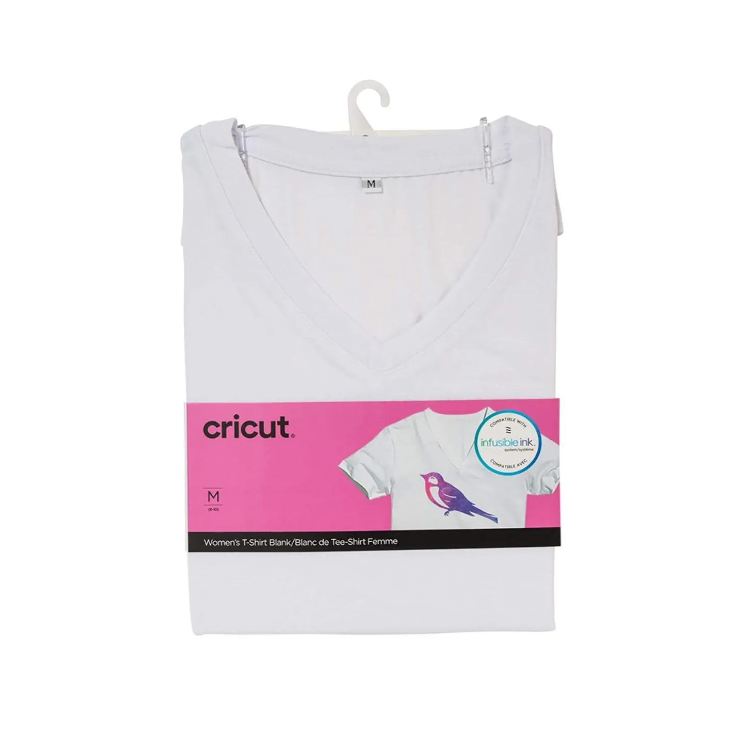 Maglietta donna M bianca da personalizzare Cricut