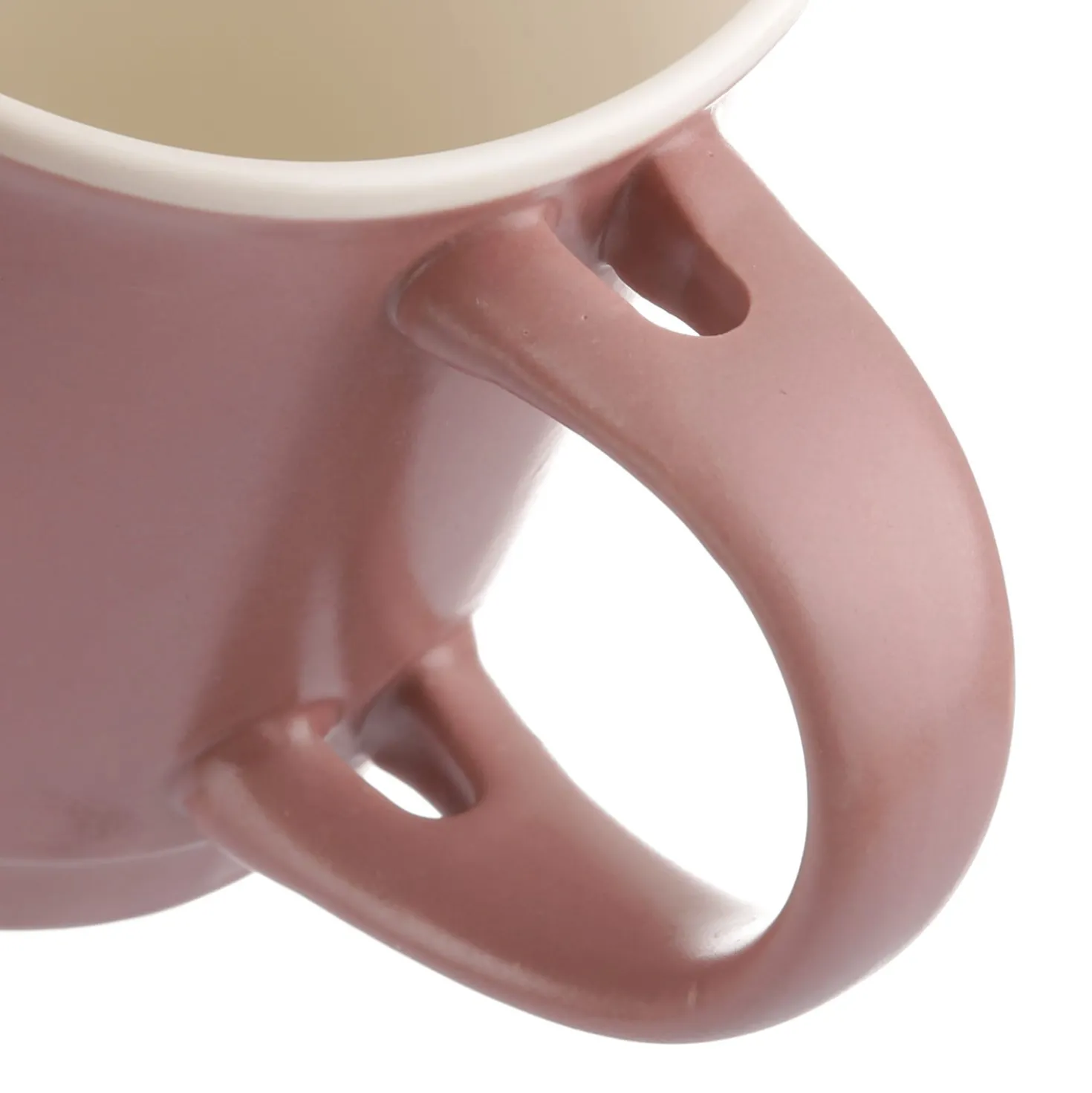 Mug caffè malva 400 ml con cucchiaino