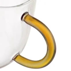 Mug in vetro borosilicato 380 ml arancia