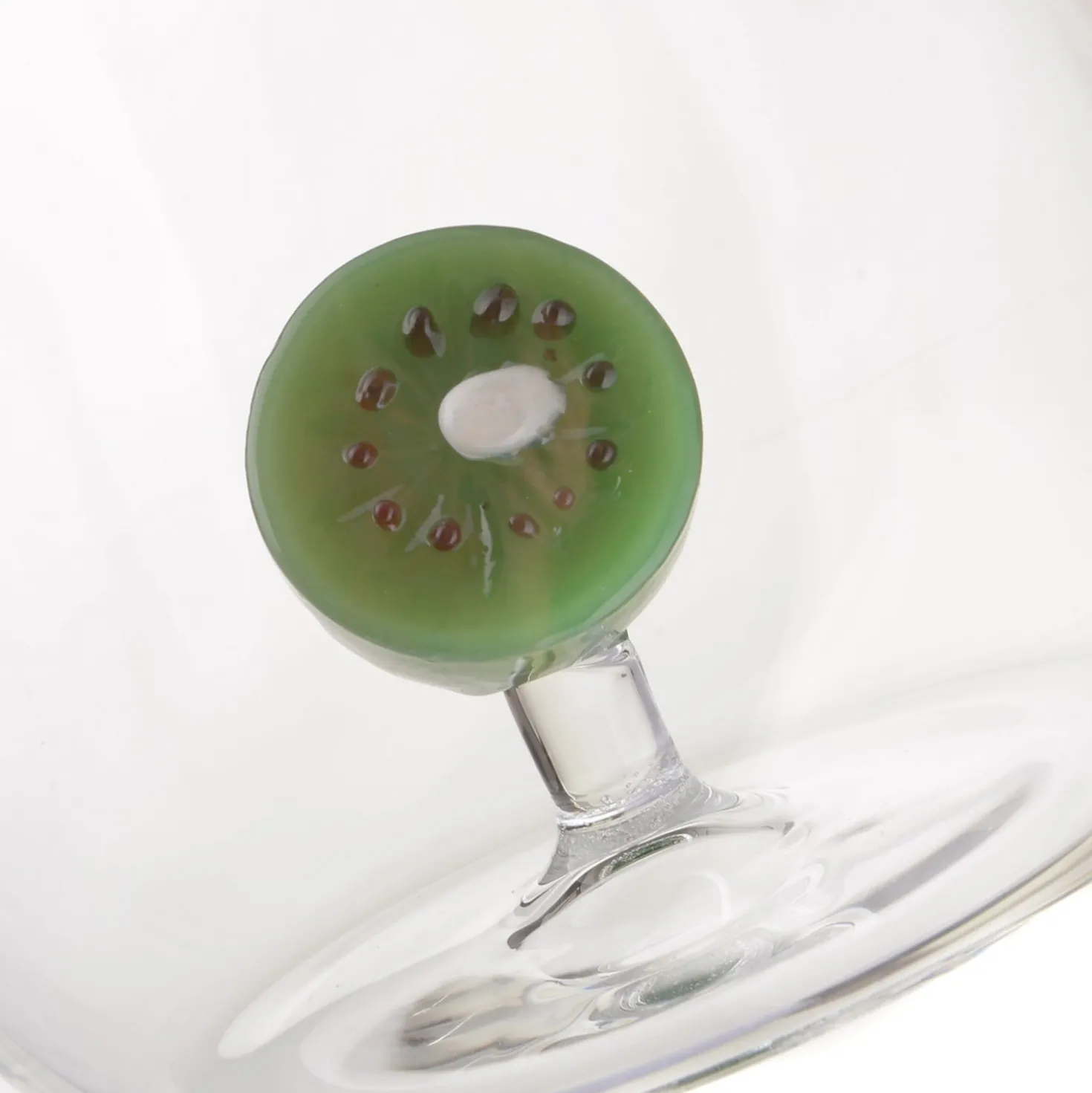 Mug in vetro borosilicato 380 ml kiwi