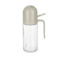 Oliera spray e versa vetro 550 ml tappo tondo tortora